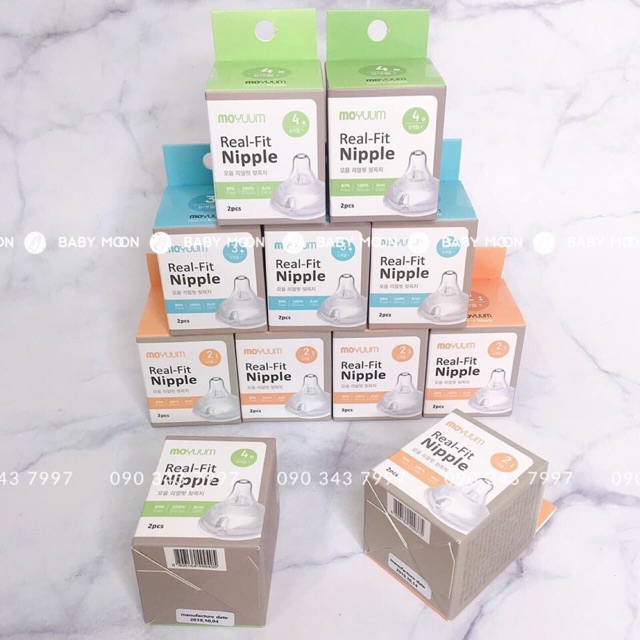 Núm thay thế bình sữa Moyuum