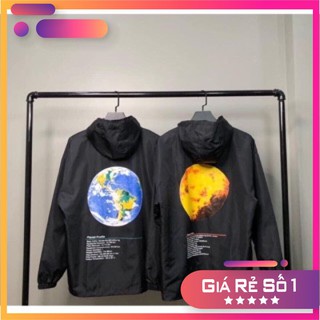 Áo khoác dù thời trang nam nữ unisex earth - venus