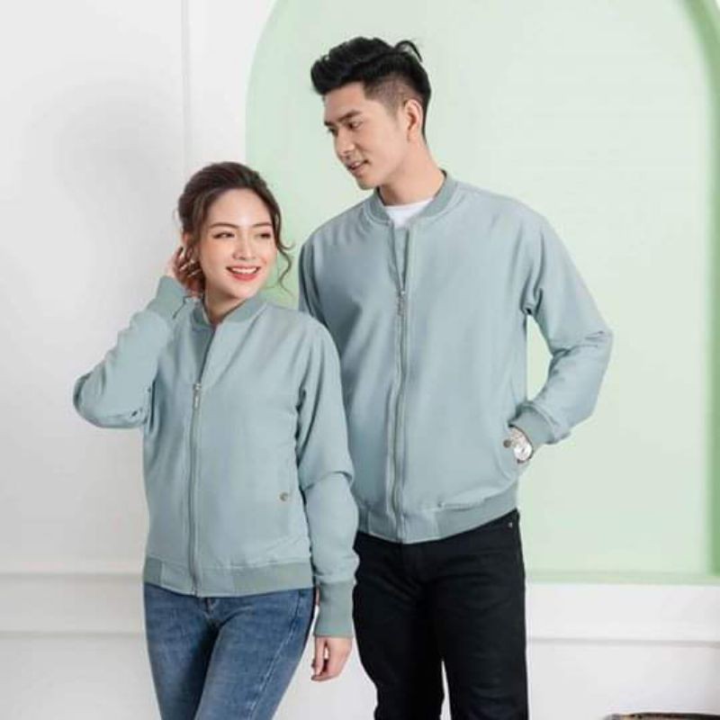 Áo khoác kaki nam nữ kiểu bamber
