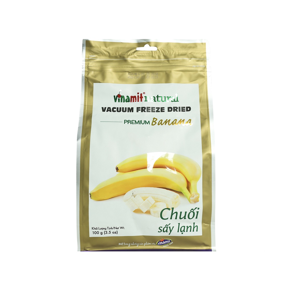 Chuối Sấy Lạnh VINAMIT Gói 30g/50g/100g