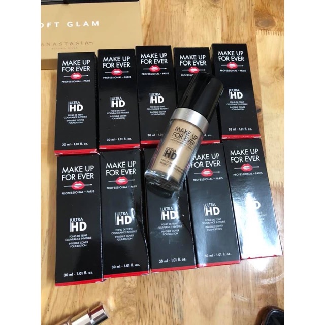 AUTH STORE -Kem nền Make Up Forever Ultra HD Foundation vợt sale ( inbox chọn tone)