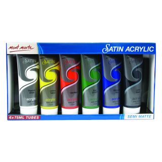 Bộ màu acrylic satin mont marte cơ bản tuýp 75ml