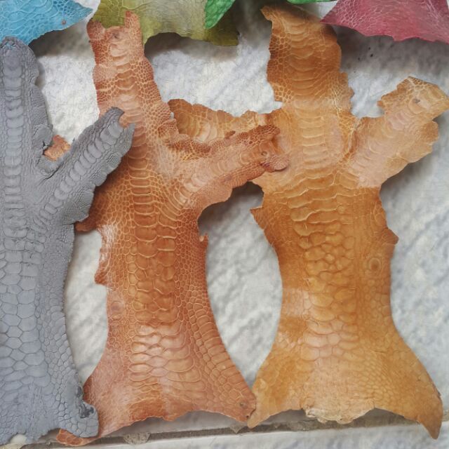 Da chân gà làm dây đồng hồ