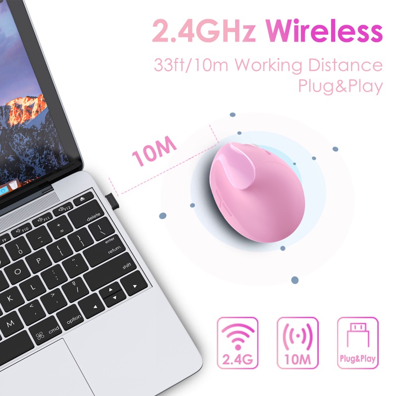 Chuột Máy Tính 6 Nút DPI 800 / 1200 / 1600