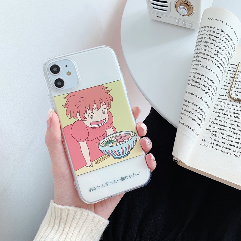 Ốp điện thoại họa tiết anime bắt mắt cho IPHONE 6 6S PLUS 7 8 PLUS X XS MAX XR 11 PRO MAX