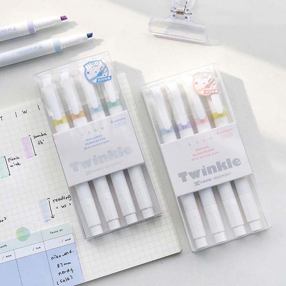 Lloyd Bút Mực Viết Bảng Màu Sắc Bắt Sáng Dành Cho Học Sinh / Văn Phòng / Trường