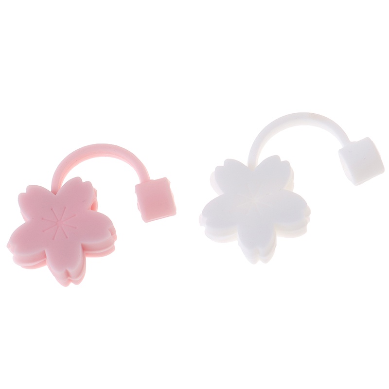 [beautifulandlovejr 0609] Creative Cherry Cloud Silicone Straw Plug Reusable Drinking Dust Cap Tips Cover