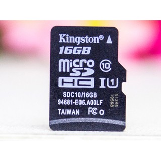 Thẻ Nhớ MicroSDHC Kingston 16GB Class 10 - Tem SPC/FPT BH 5 Năm