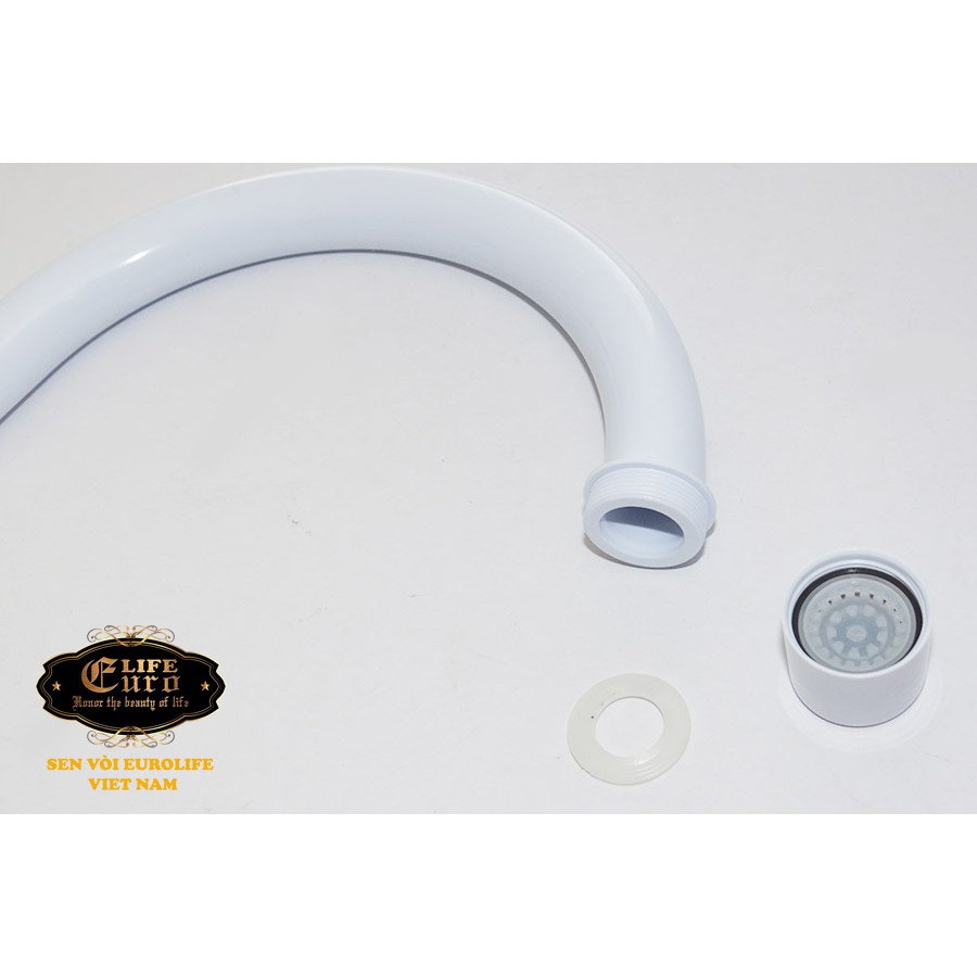 Vòi rửa chén lạnh nhựa ABS Eurolife EL-VCT02 (Trắng)