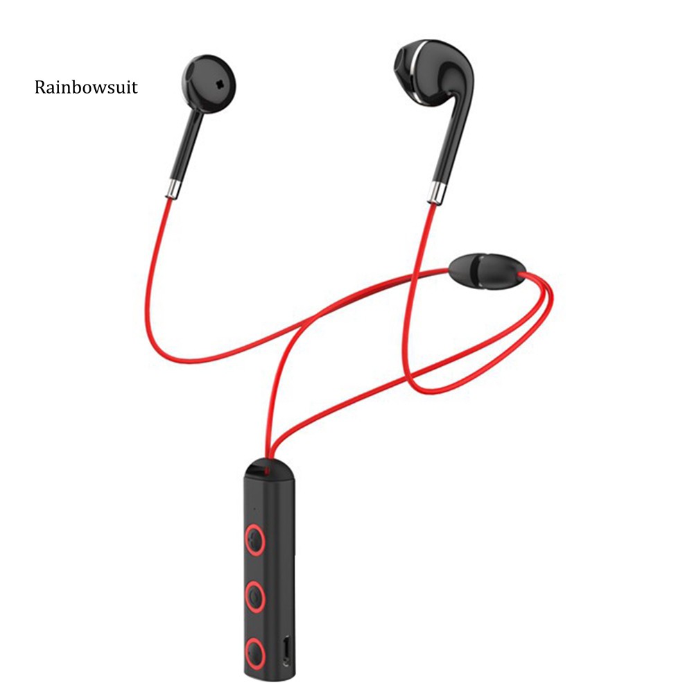 Bộ Tai Nghe Bluetooth Không Dây Có Dây Đeo Cổ Có Nam Châm