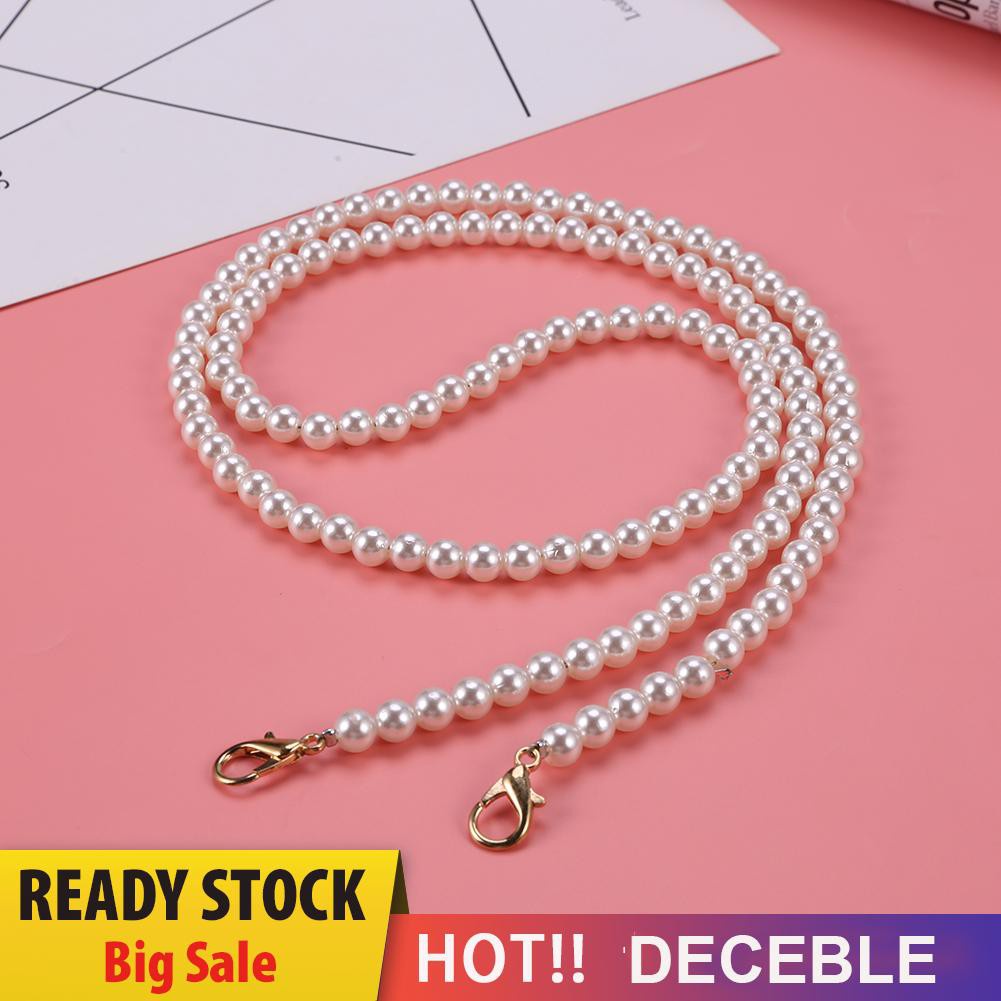 Dây Đeo Túi Xách / Đeo Vai / Đeo Chéo Đính Hạt Ngọc Trai Thay Thế Cho Nữ