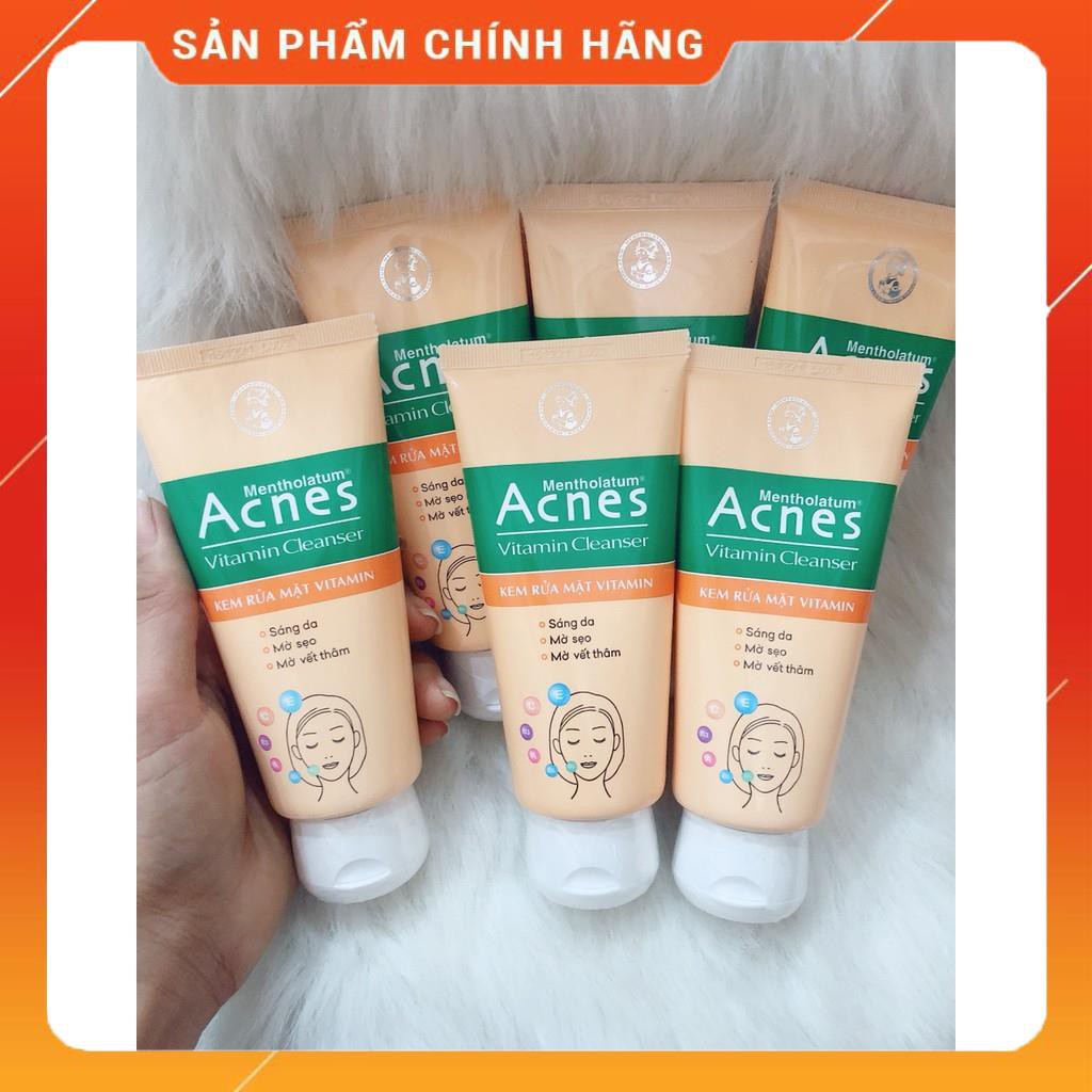 Kem rửa mặt Acnes vitamin tuýp 100g