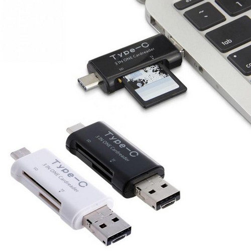 Đầu lọc thẻ 3 in 1 usb type c micro thẻ tf và micro sd - vienthonghn