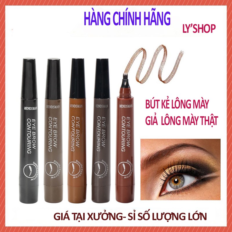 Bút kẻ lông mày  bút kẻ chân mày 4 đường  lâu trôi đẹp tự nhiên LYSHOP A8