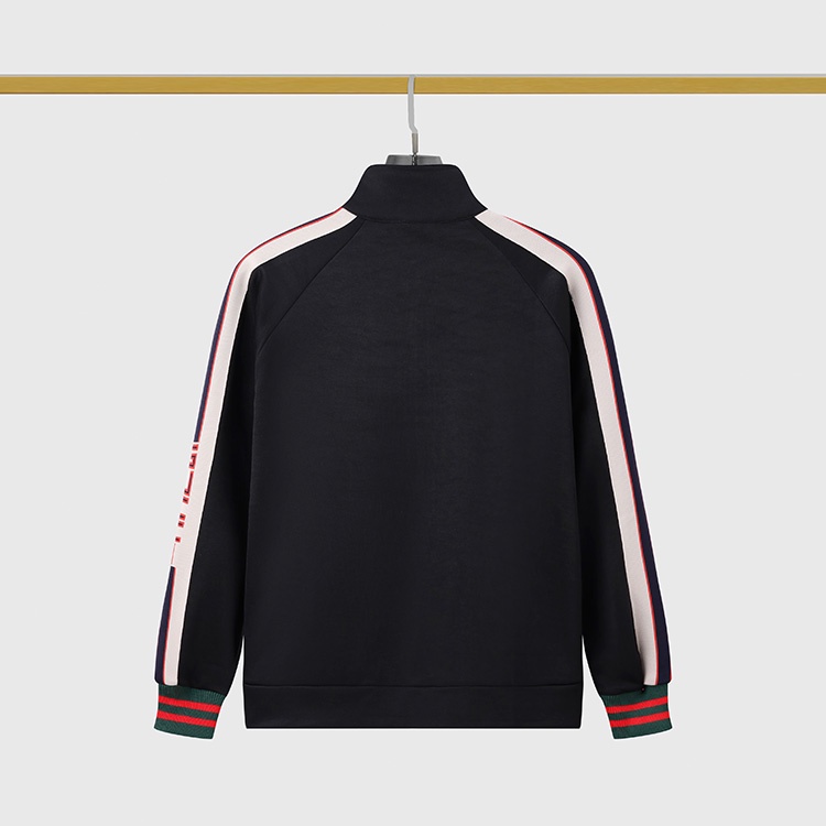 Áo Khoác Cotton Phối Dây Kéo Thời Trang Cho Nam Nữ