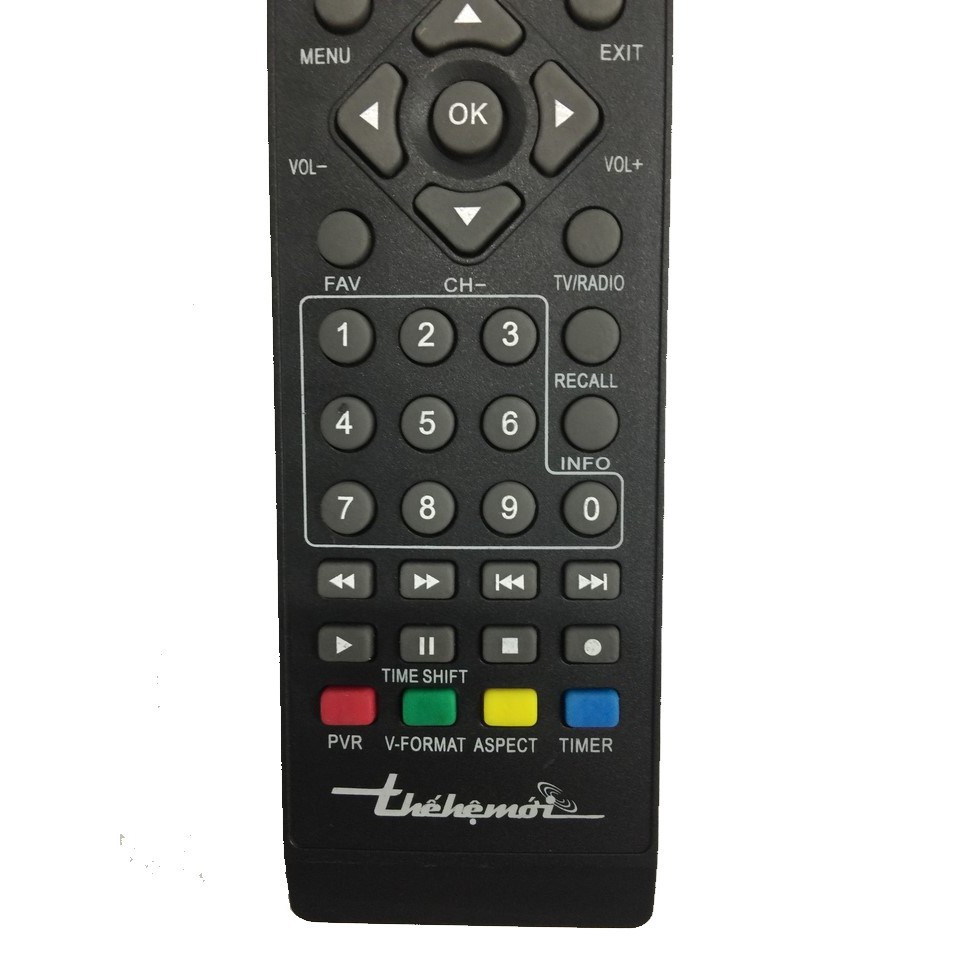 Remote điều khiển đầu thu THẾ HỆ MỚI ✔ Điều khiển truyền hình mặt đất DVB T2