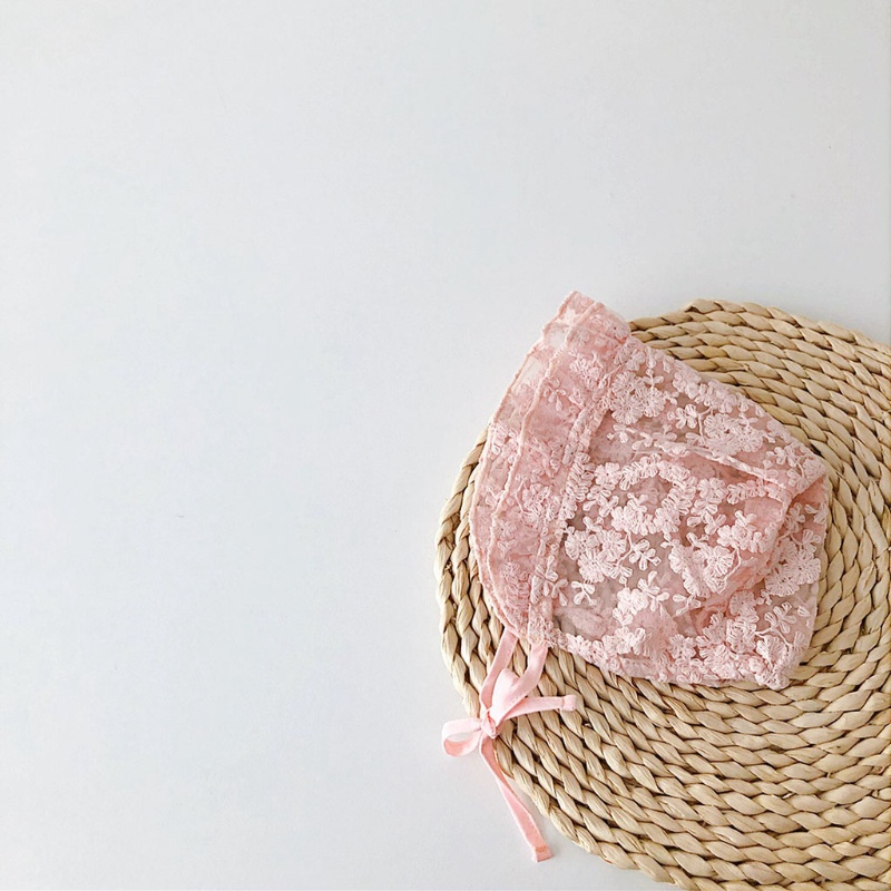 Mũ Ren Hoa Chụp Ảnh Công Chúa Cho Bé Gái