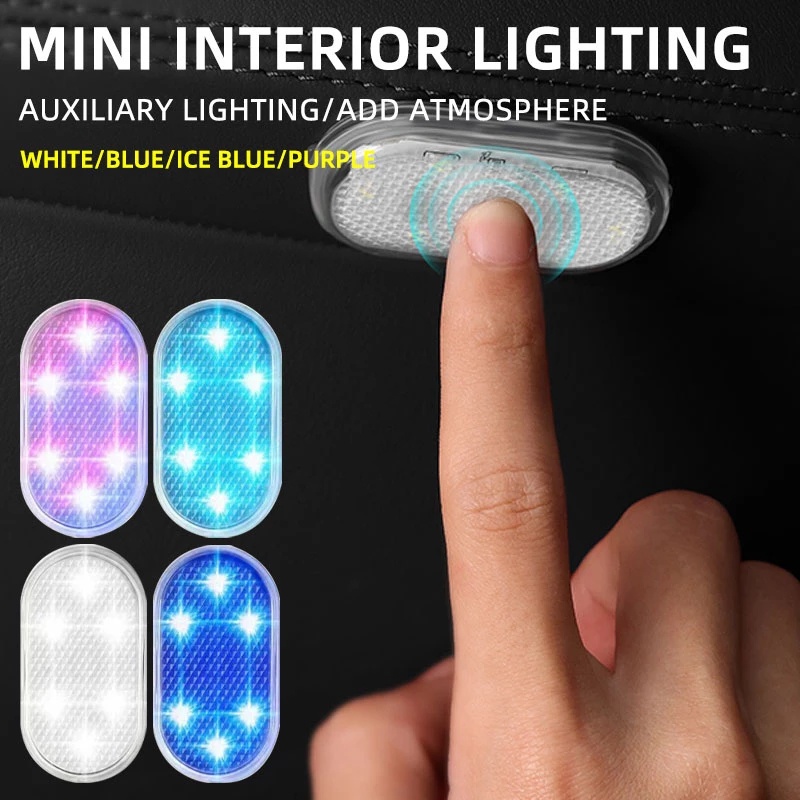 1 Đèn LED Mini Cảm Ứng Chạm Để Đọc Sách Trong Xe Hơi