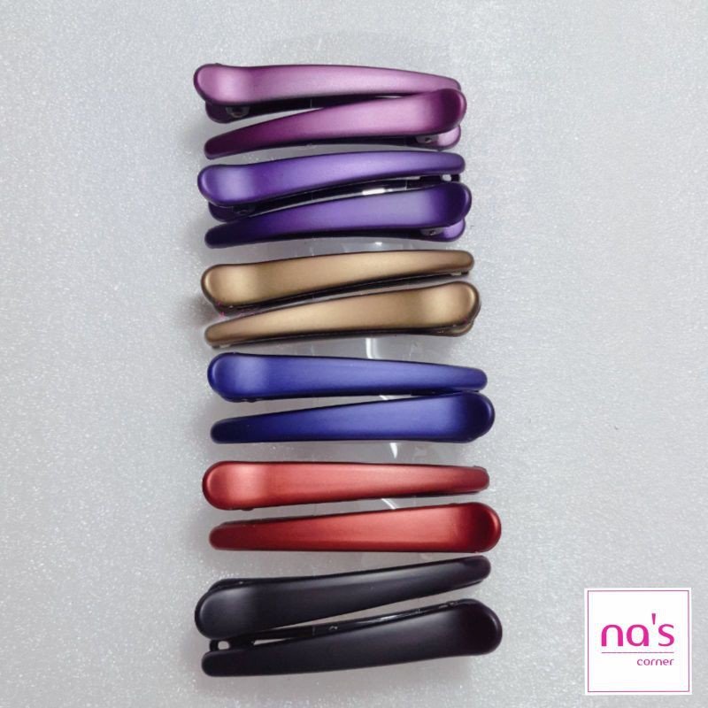 [RẺ ĐẸP] Kẹp mỏ vịt Nhựa màu Nano dài 8cm 9.5cm đẹp sang trọng