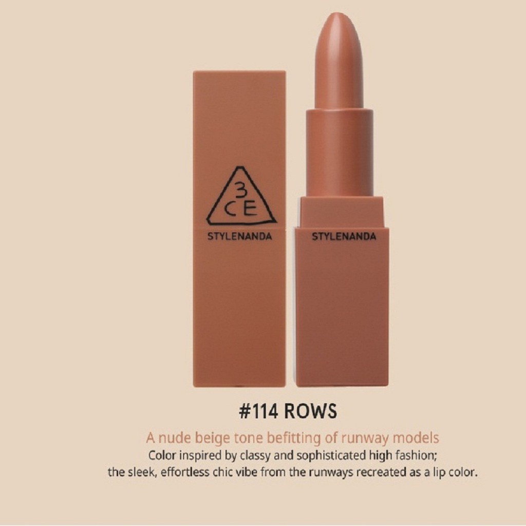 SON 3CE MOOD RECIPE MATTE LIP COLOR #114