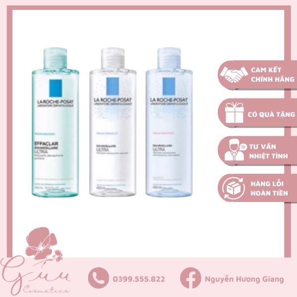 Nước tẩy trang La Roche Posay 400ml - Guu