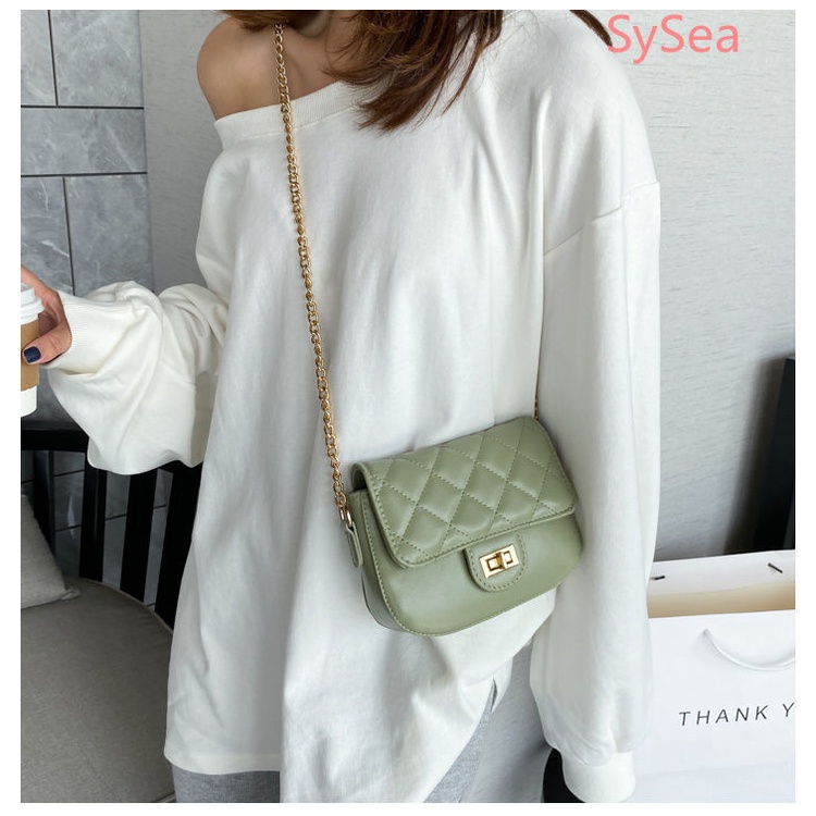 Túi Xách Mini Phối Dây Xích Thời Trang Mùa Hè