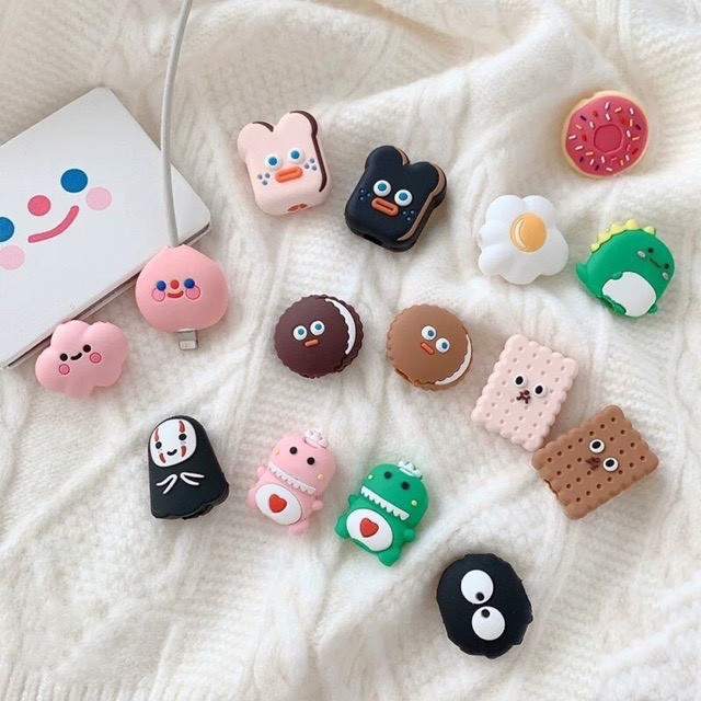 ☘️ NÚT CÁP BẢO VỆ CÁP SẠC CHỐNG ĐỨT ☘️ IPHONE TAI NGHE CHỐNG ĐỨT GẪY DÂY CUTE | BigBuy360 - bigbuy360.vn