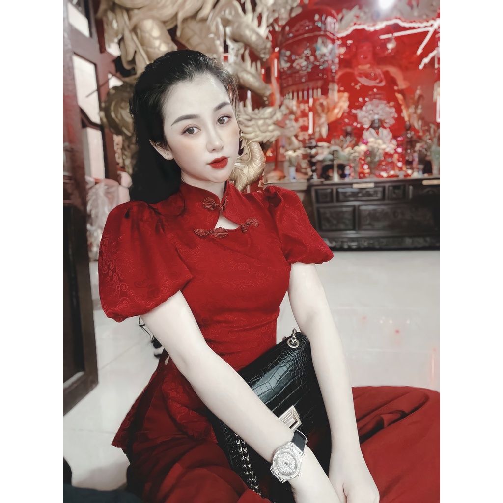 ĐỒ ĐI CHÙA GẤM THƯỢNG HẢI CAO CẤP SJ08 (mẫu cổ kín) | BigBuy360 - bigbuy360.vn