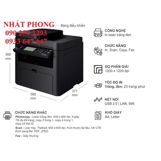 Máy in Canon MF-217W đa chức năng