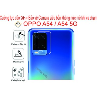 Kính Cường lực dẻo Bảo vệ Camera OPPO A54 / A54 5G Bảo vệ camera tránh qua đập, tránh trầy xước tiệt đối