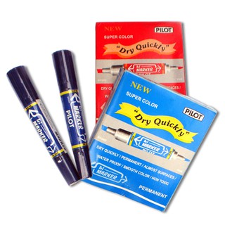 Bút dạ dầu pilot không xóa 2 đầu (12c/hộp)