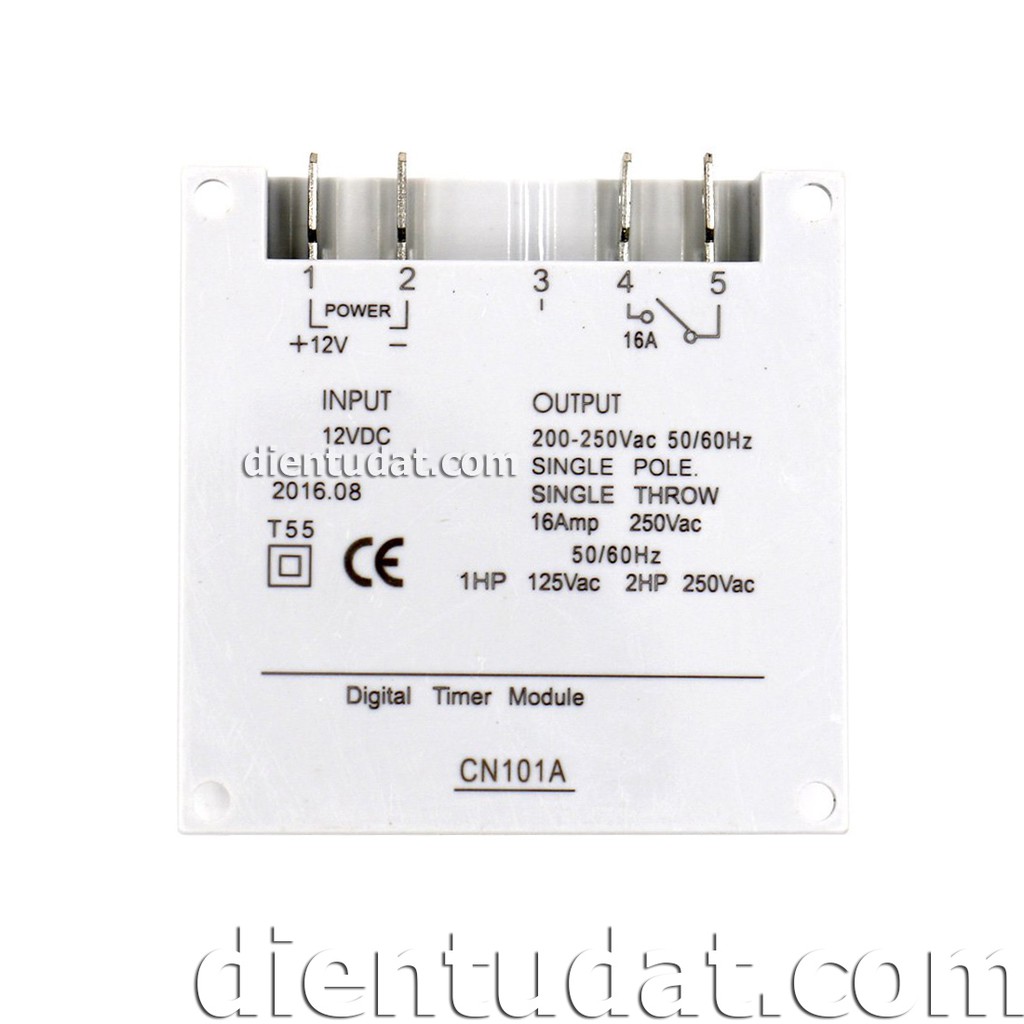 Bộ Công Tắc Timer Hẹn Giờ Điện Tử CN101A - 12V