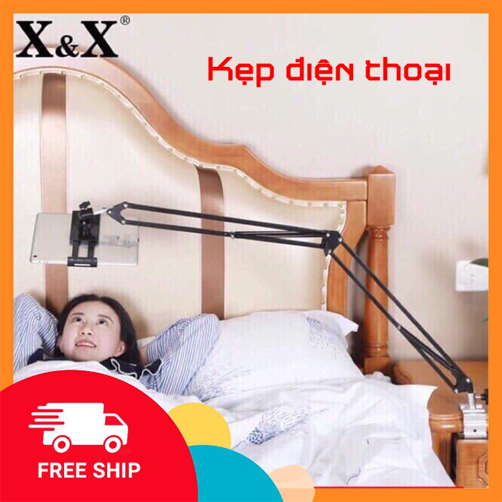 KẸP ĐIỆN THOẠI ĐẦU GIƯỜNG | THÉP ION SIÊU BỀN CHỐNG RỈ - ĐA DI NĂNG | chân đỡ điện thoại