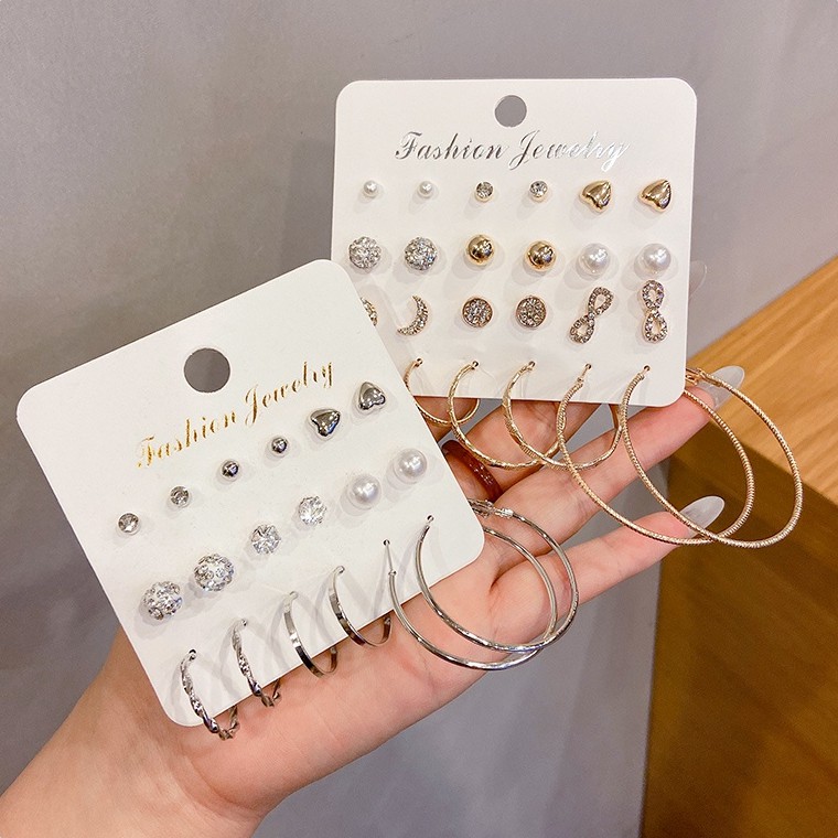 Set Bông Tai Thiết Kế Đơn Giản Thời Trang Mùa Hè Mới 2021 Cho Nữ