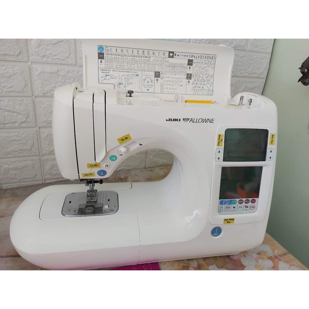 Máy May Gia Đình Nhật Juki 8800,9800,9900,008,009 - May Cơ Bản Và Thêu Trang Trí - Cân Nặng 12 Kg - Cực Khỏe Bền