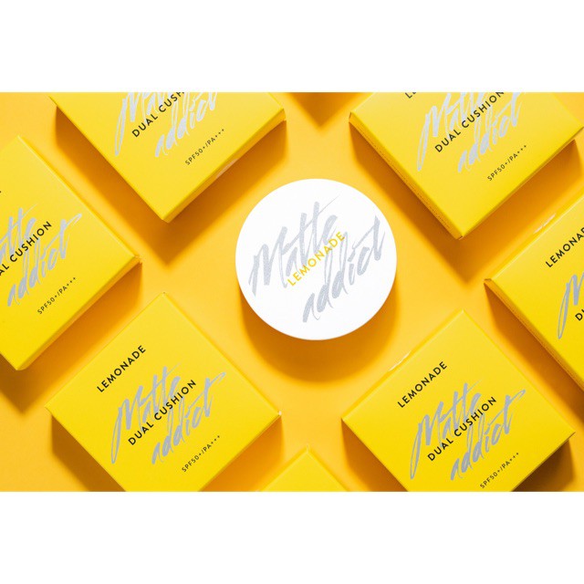 Phấn Nước Kiềm Dầu Lemonade Matte Addict Dual Cushion 14g