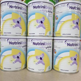 Combo 12 lon Sữa bột NutriniDrink vị vani/trung tính 400g