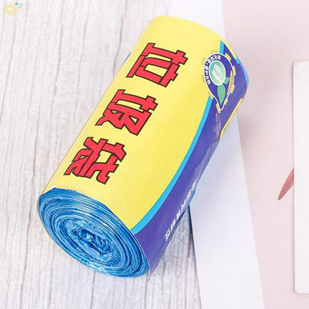 Cuộn 15 túi đựng rác bằng nhựa kích thước 50cm x 45cm nhiều màu tùy chọn