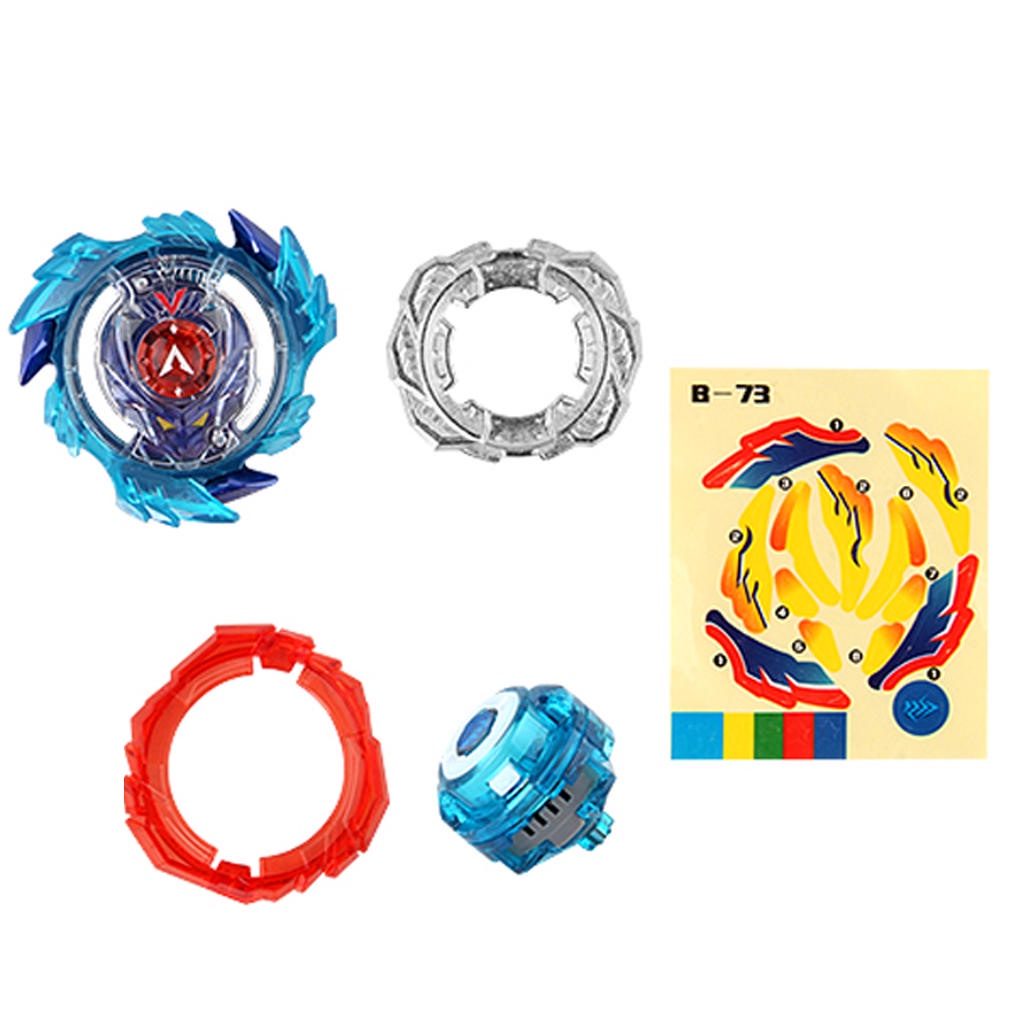 Bộ con quay đồ chơi chiến đấu 4D B-73 God Valkyrie.6V.Rb