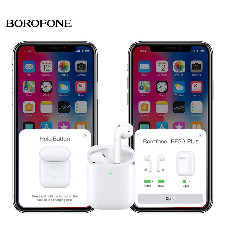 Tai Nghe Không dây Borofone BE30 PLUS Kết nối Bluetooth Chính hãng Giá rẻ