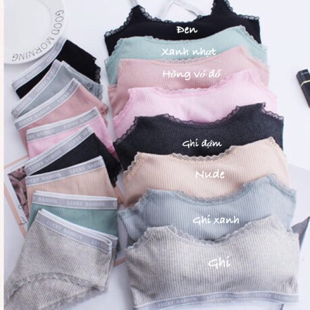 Bộ Lót Nữ Không Gọng Đệm Bàn Tay | BigBuy360 - bigbuy360.vn