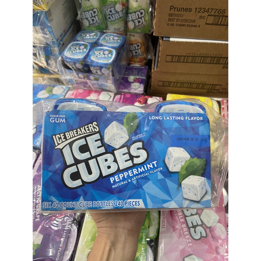 Kẹo Singum Icebreakers Ice Cubes (nhiều vị)