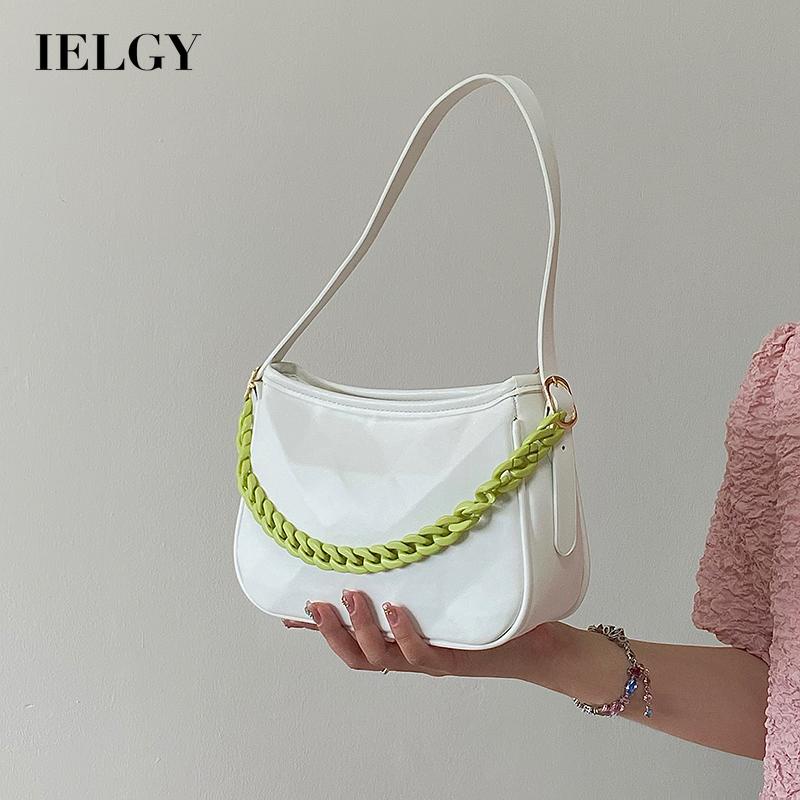 Túi đeo vai IELGY phối chuỗi xích thời trang dành cho nữ