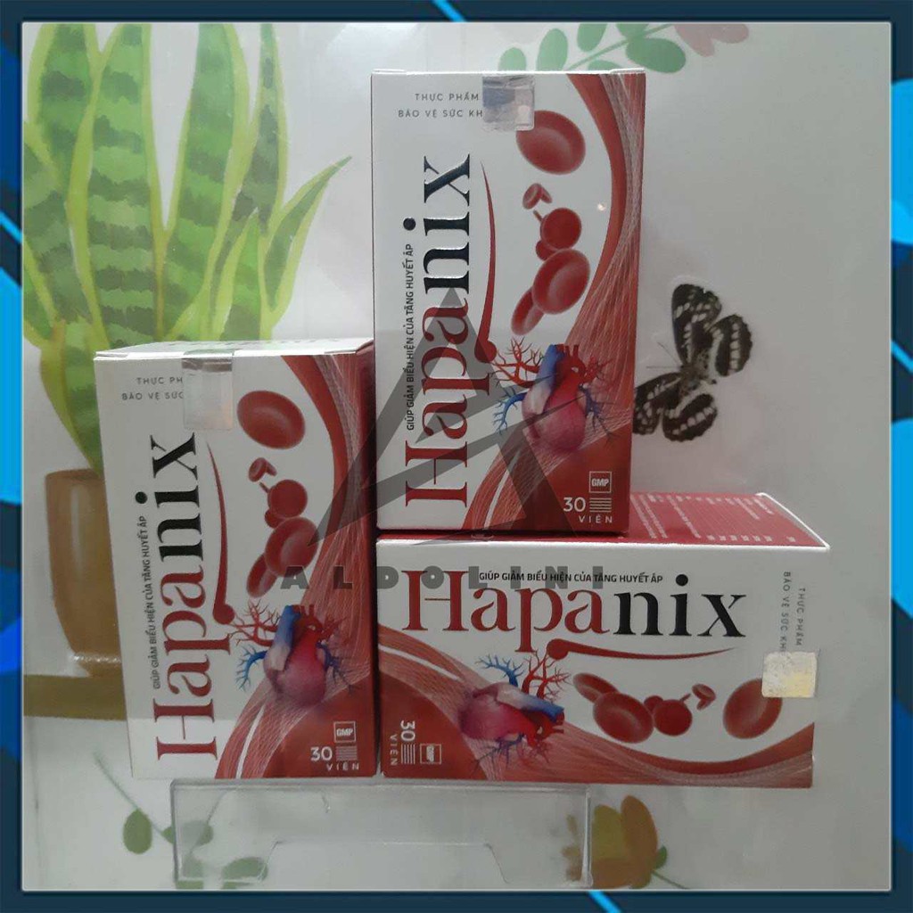 [COMBO 3 HỘP] VIÊN UỐNG HAPANIX - Ổn Định Huyết Áp Cải Thiện Mỡ Máu Phòng Ngừa Đột Quỵ - CHÍNH HÃNG HỘP 30 VIÊN | BigBuy360 - bigbuy360.vn