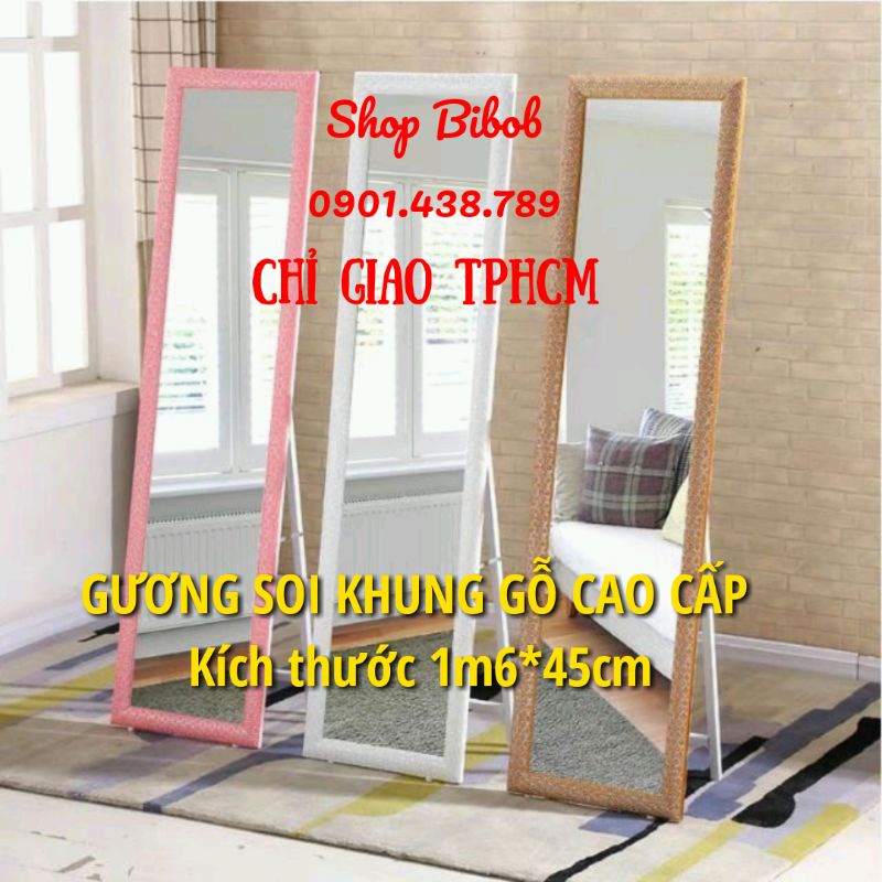 GƯƠNG SOI TOÀN THÂN GỖ CAO CẤP 160*45CM - MẪU MÃ BAO ĐẸP, GƯƠNG ĐỨNG, GƯƠNG SOI CHỮ A