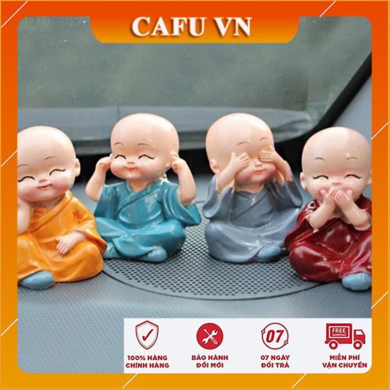 Bộ tượng tứ không tượng phong thủy 4 tư thế, vật phẩm phong thủy, trang trí xe hơi - CAFU VN