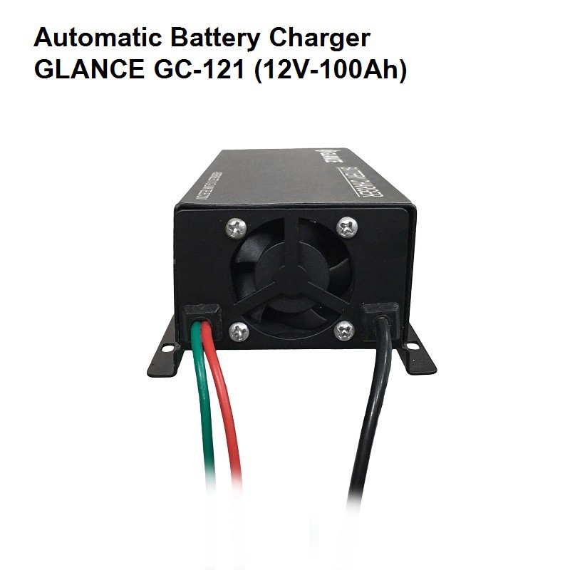 Máy nạp ắc quy tự động 3 giai đoạn GLANCE Battery Charger GC-121 (12V-100Ah)