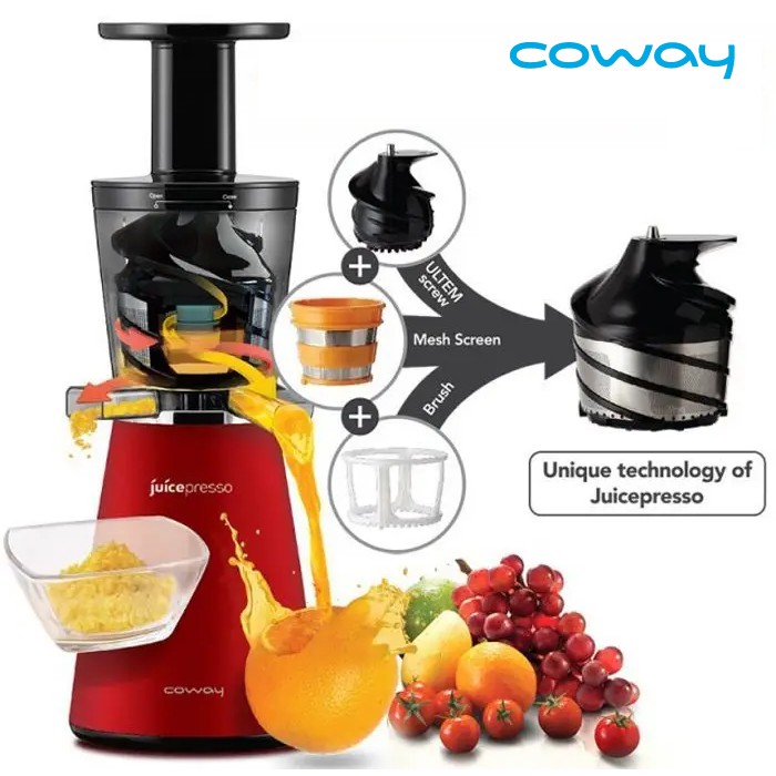 Máy Ép Chậm Cao Cấp COWAY CJP-03 - Máy Ép Trái Cây, Hàng Chính Hãng