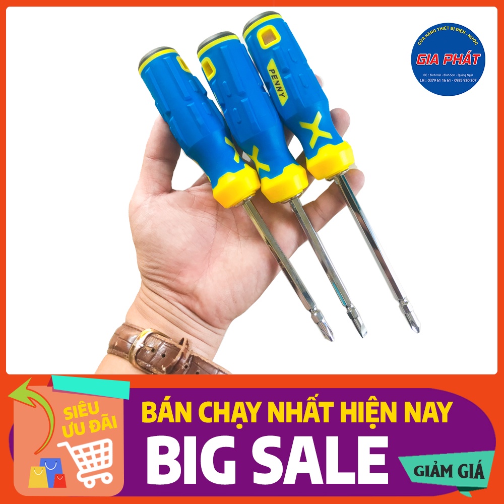 Tua vít tay cầm cao su cao cấp PENNY