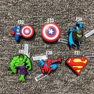 Nút jibbitz-charm-sticker trang trí dép dày đẹp (F32-F45). Shop Ship từ 10 sản phẩm trở lên
